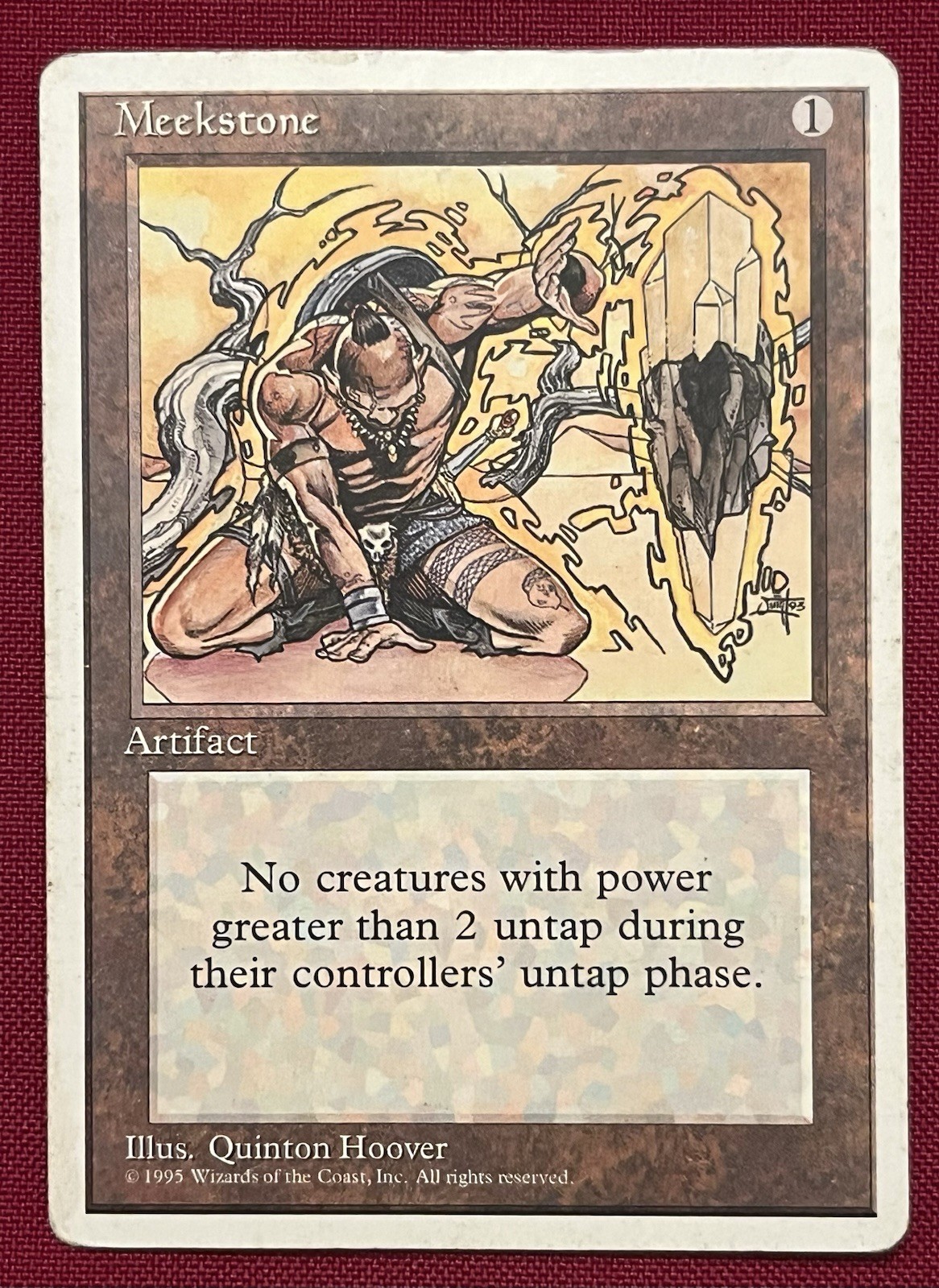 Magic the Gathering Meekstone Fourth Edition 1995 Vintage LP