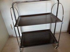 Servierwagen Gerlinol Servier-Roll-Tee-Wagen Klapp-Tisch Vintage klappbar Wagen