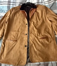 Jacke für Herren — NEU — Typ „Georg Clooney“ aus Wildlederimitat / Synthetik