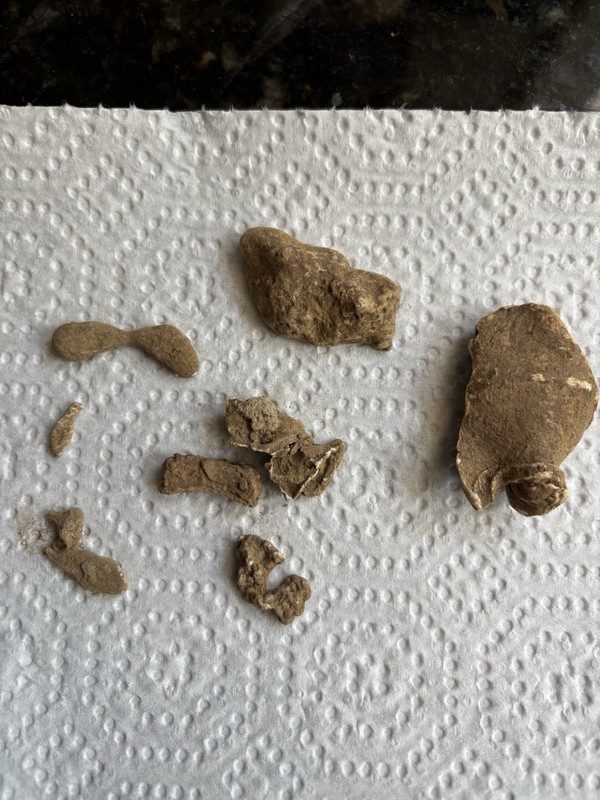 Civil War Era Battle of Chancellorsville Melted Lead and bullets