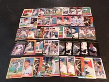 ROGER CLEMENS - Huge 50-card lot! 1987 Topps-Fleer+! RED SOX-YANKEES!