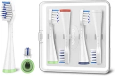 Toothbrush Replacement Heads for 1 Count (Pack of 4), 4 Pack, Common, White 