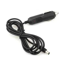 12V Car Cigarette Lighter Adapter Power Plug Connector with Barrel End and LED