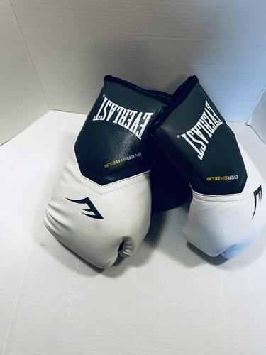 Everlast EVERSHIELD Adult Training Boxing Gloves Sparring White 12 0z. NEW - Picture 4 of 17