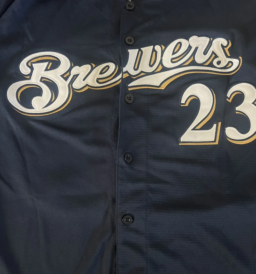 Rickie Weeks Signed Custom Milwaukee Brewers Jersey JSA Size XL - Image 3 of 3