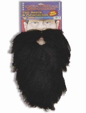 Beard Moustache Farmer Hunter Fancy Dress Halloween Costume Accessory 3 COLORS