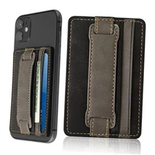 Cobee Cell Phone Card Holder Pouch Self-Adhesive Phone Kickstand with Black