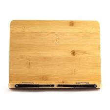 Wooden Bamboo Foldable Book Stand Cookbook Holder Desk Reading Stand