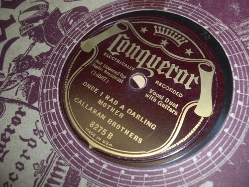CALLAHAN BROTHERS CONQUEROR 78 RPM RECORD 8275 CURLY HEADED BABY - Picture 2 of 2