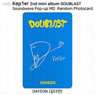 kep1er soundwave pop-up ポラロイド Kep1er 2nd Mini Album Doublast Pop Up Store Official Random