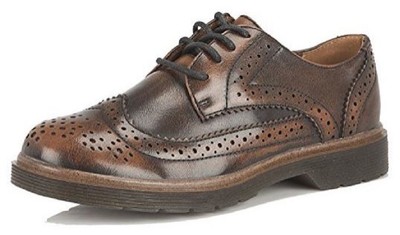 casual brown brogues
