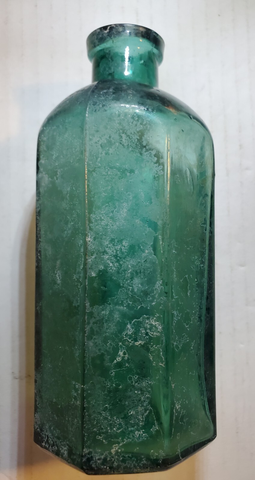 TEAL RUMFORD CHEMICAL WORKS 8 SIDED ANTIQUE EARLY BOTTLE Read Description 