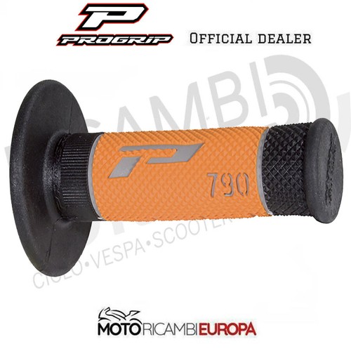 Poignées Domino A020 Cross Oranges Et Grises - Pièce Moto 50cc - 13