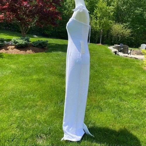 New Anthropologie BHLDN Theia Trinity White Jumpsuit Wedding Bridal Size 2 - Picture 11 of 13