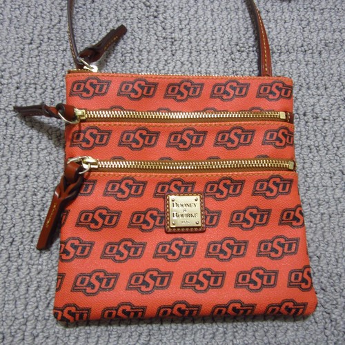 Dooney & Bourke Oklahoma State OSU Crossbody Handbag Purse NCAA Orange