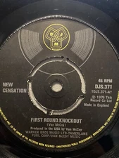 NEW CENSATION - 1965 Vinyl 45rpm 7-Single - FIRST ROUND KNOCKOUT