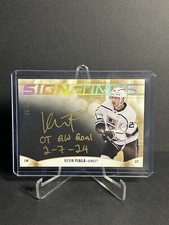 2023-24 SP Authentic Gold Sign of the Times - Kevin Fiala LA Kings Auto /49
