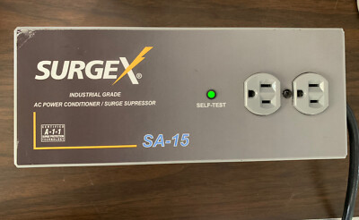 SurgeX SA-15 2 Outlet 120V, AC Power Conditioner Surge Supressor - Great Con