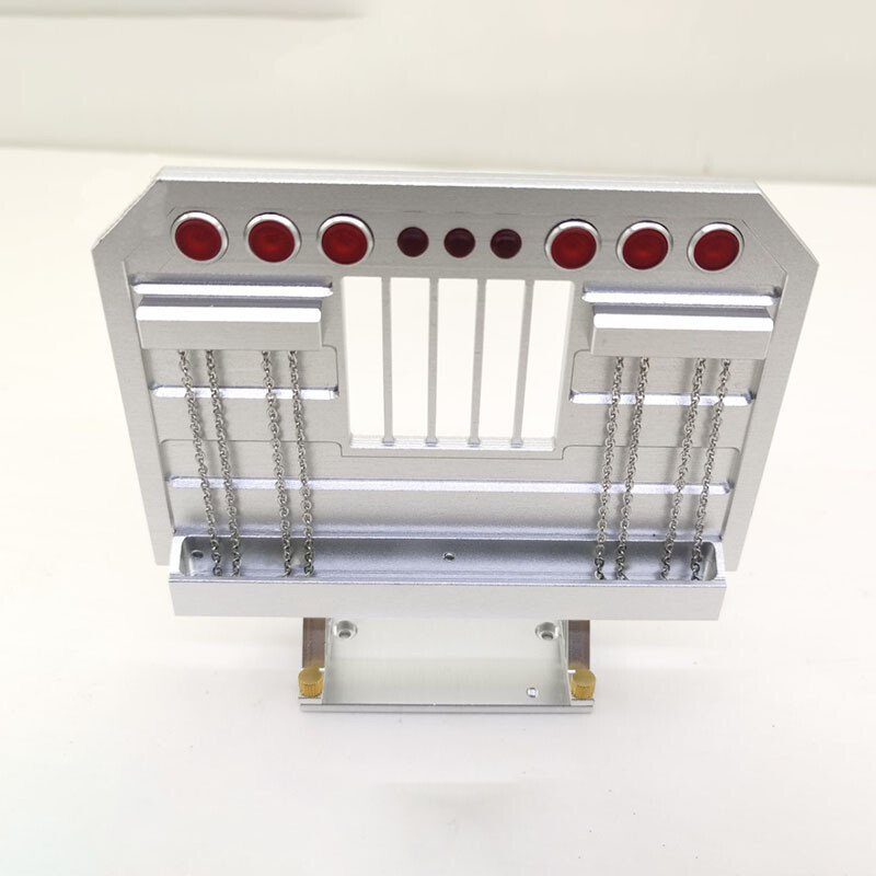 Rücklicht aus Aluminiumlegierung für 1/14 Tamiya 56344 56301 King Hauler Rc Trailer
