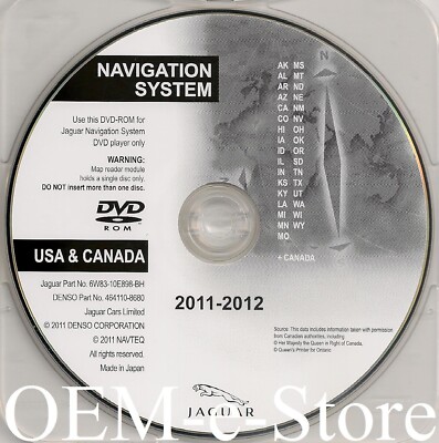 ジャガー NAVIGATION SYSTEM DVD-ROM 2017-2018 2007-2013 Jaguar XK XKR Coupe Convertible GPS Navigation DVD West