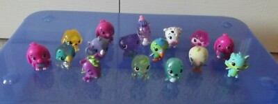Lot of 16 Hatchimals CollEGGtibles Animal Mini Figures
