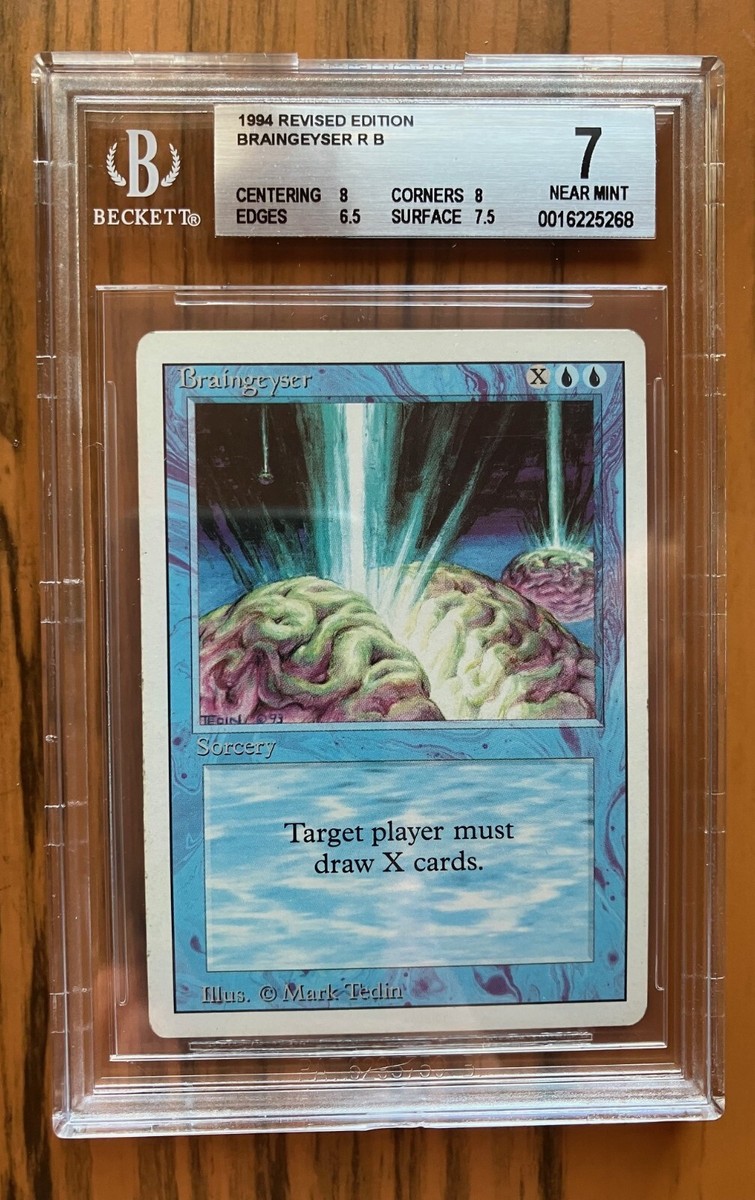 Braingeyser Revised MtG BGS 7 1994 (SUBS 8, 6.5, 8, 7.5) | eBay