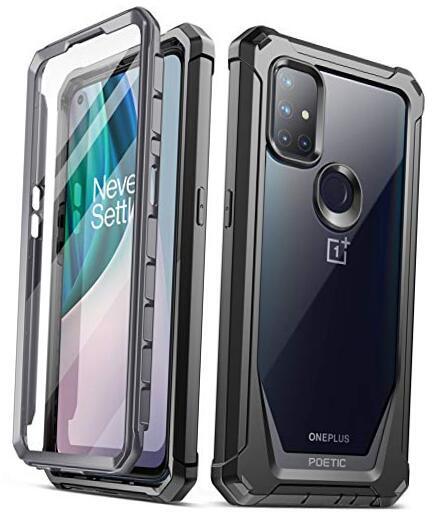 Guardian Series Case Designed for OnePlus Nord N10 5G, Full-Body Hybrid Black