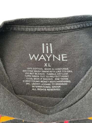 Lil Wayne Young Money T Shirt Black 100% Cotton Men’s Size Large Good Condition - Picture 4 of 11