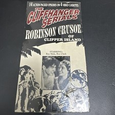 The Cliffhanger Serials ROBINSON CRUSOE CLIPPER ISLAND 14 Episodes VHS NEW SET