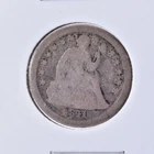 1841 Seated Liberty Dime - Raw and ungraded