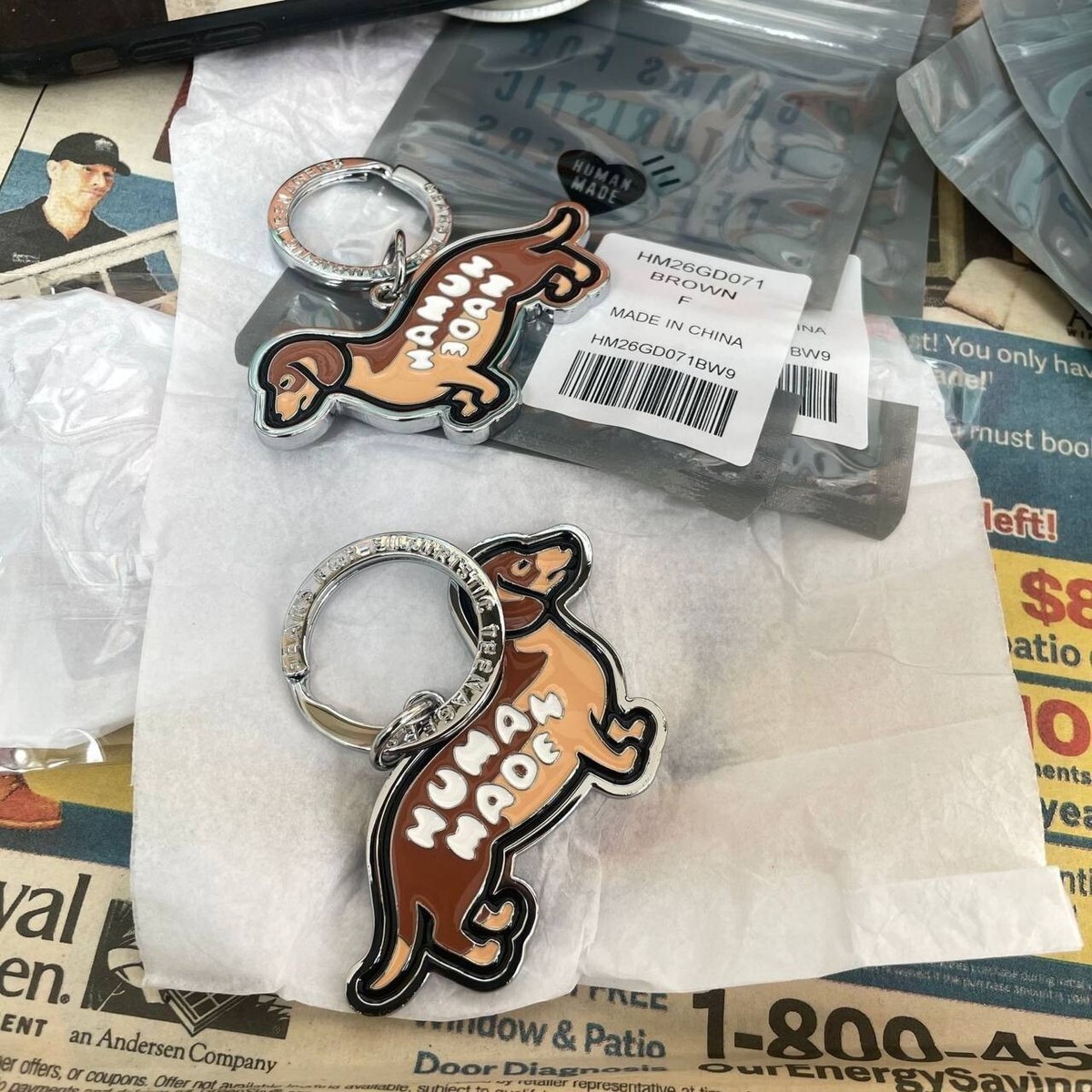 キーホルダー・キーリング [Human Made] Animal Keyring Silver Human made Animal key chain Holder Keyring | eBay
