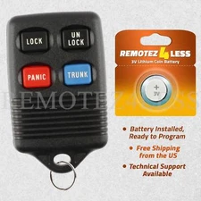 Replacement for Ford Lincoln Mercury Keyless Entry Remote Car Key Fob 4btn