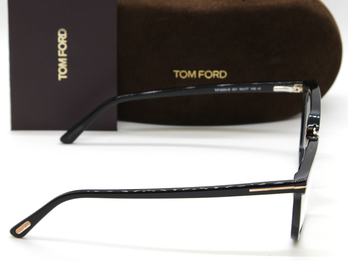 New Tom Ford Reading Glasses TF 5550-B 001 54-17 140 Black & Gold