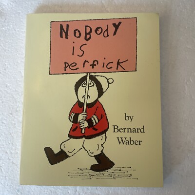 Nobody Is perfick Find Bernard Waber First Edition 1971 Paperback Book Children