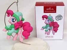 Hallmark Ornament My Little Pony Pinkie Pie 2022 Pink Horse Green Sweater Hat