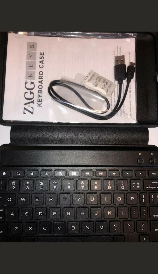 New ZAGG Keys Bluetooth Wireless Keyboard Case for samsung 7" tablets - Image 4 of 4