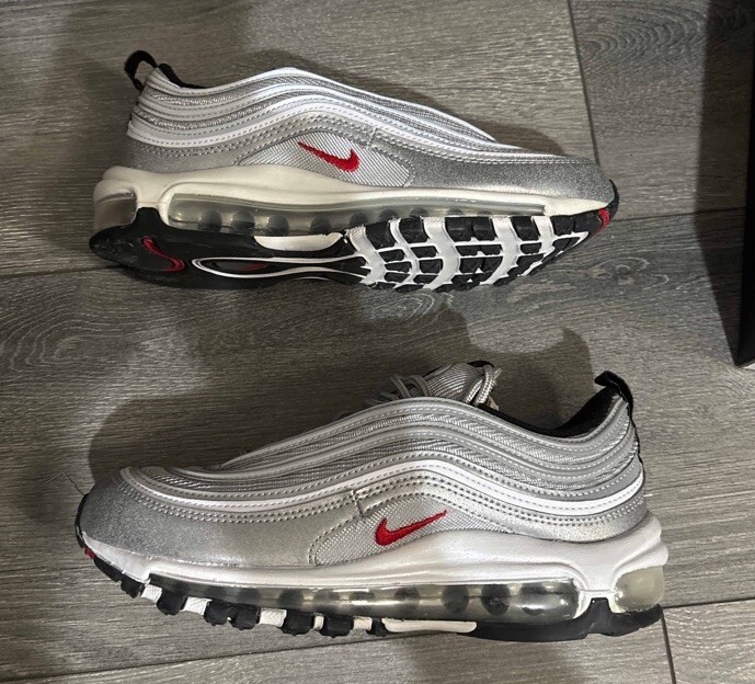 Nike Air Max 97 Silver Bullet Retro Running Shoes
