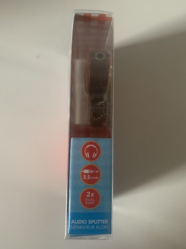 Audio Splitter NEW Mustard - Fast Food - 2x Dual Port - 3.5mm - Zdjęcie 5 z 5