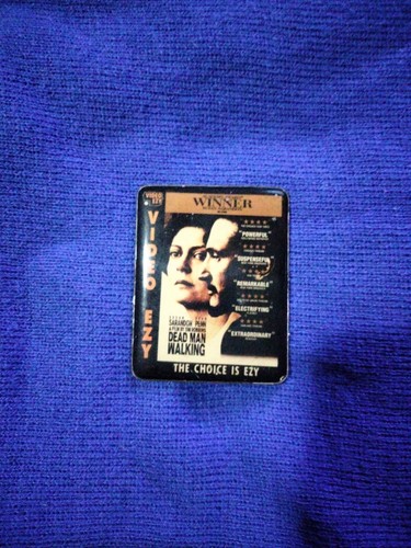 Video Ezy Dead Man Walking Movie Fridge Magnet 1990’s Sarandon Penn