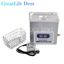 GreatLife Dent Food Grade Stainless Steel 5L Digital Ultrasonic Tooth Cleaner