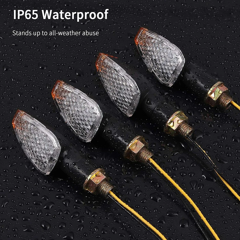 4x For Yamaha TT-R 230 TTR 110 125 225 250 600 LED Turn Signal Indicator Blinker - Image 3 of 4