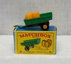 VINTAGE MATCHBOX  1-75 LESNEY NO. 51B JOHN DEERE TIPPING TRAILER - 1964 - NIB