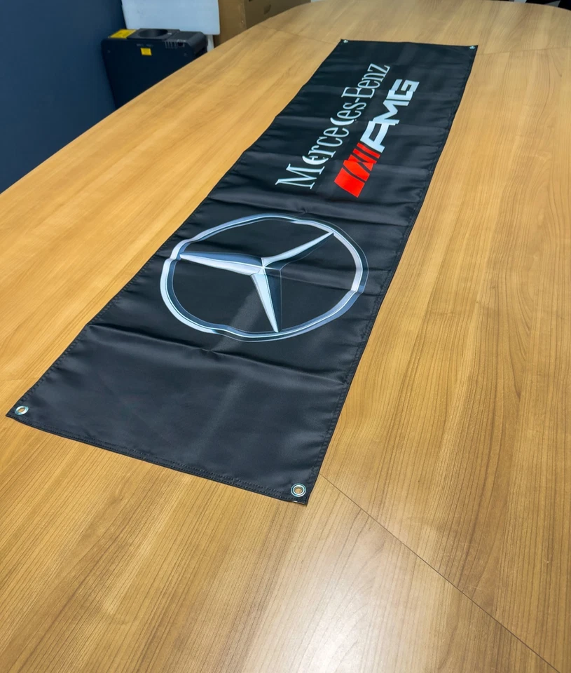 Mercedes-Benz AMG – Performance Racing Banner Flag - 180 × 45 cm (70.8” × 17.7”) - Image 4 of 4