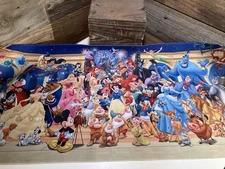 LG Disney Characters Collage Disney World Mouse Pad Desk Mat Gaming 16”x32”