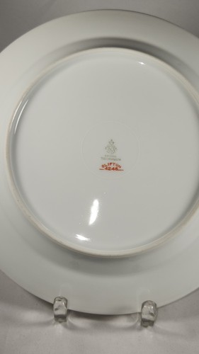 BAVARIA TIRSCHENREUTH CLIFTON CREAM 4246 DINNER PLATE GOLD VERGE 9 1/2" DIAMETER - Picture 9 of 12