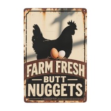 Chicken Coop Accessories for Farm Yard Decor Farm Tin Signs for Home Kitchen ...