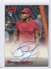 2023 Topps Stadium Club - Red Foil Auto /50 - Stone Garrett #SCBA-SG (AU, RC)