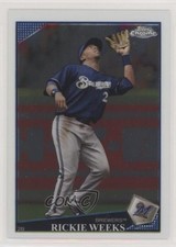 2009 Topps Chrome Rickie Weeks #106 0a3