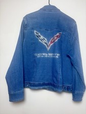 C8 Corvette Jeweled Denim Jacket  embroidered...