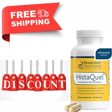 Researched Nutritionals HistaQuel -Mast Cell & Histamine Support 120 Caps